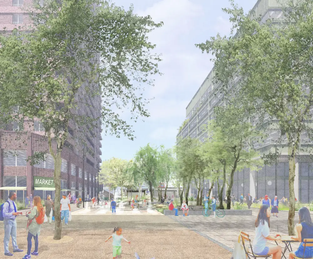 Pudding Mill Lane Square