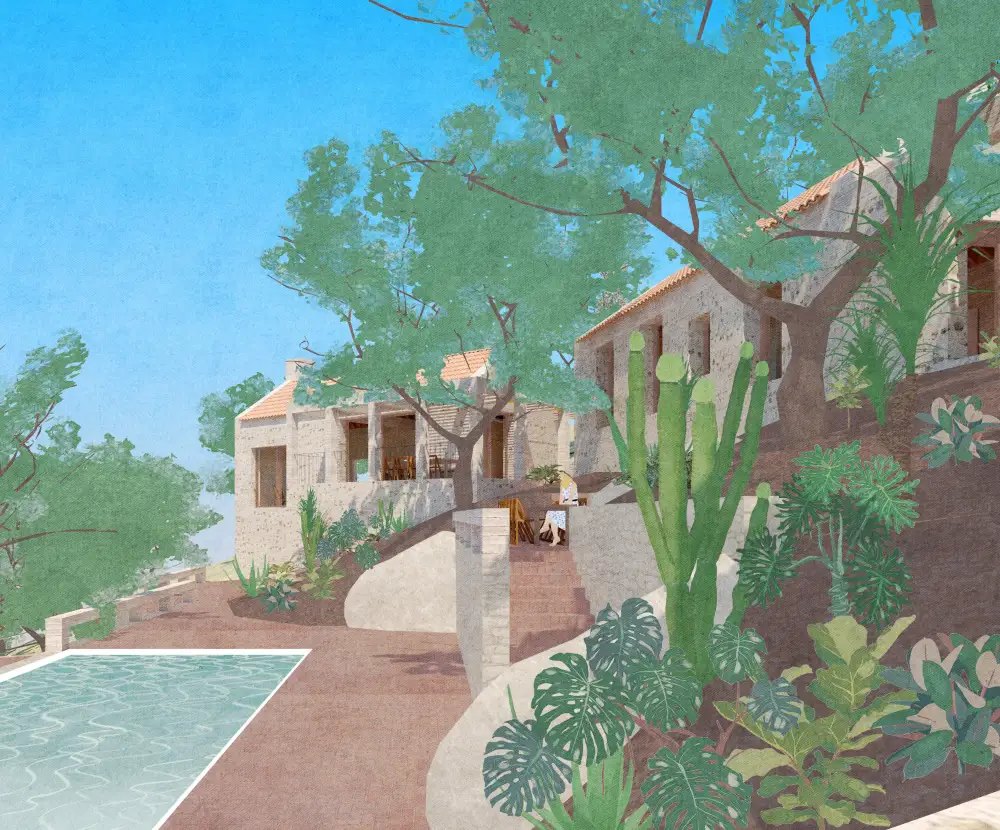 Kerasia House - Entrance Visualisation